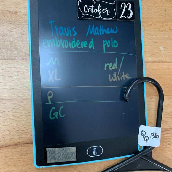 Travis Mathew Polo Shirt Mens XL Extra Large Red Pima Cotton Blend Calabasas - Picture 10 of 11